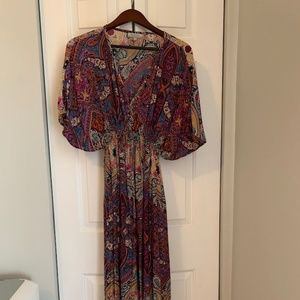 Long beach cover up or vacation summer dress
